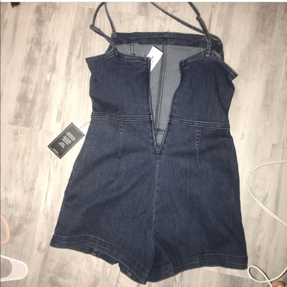volcom denim romper - Picture 2 of 2